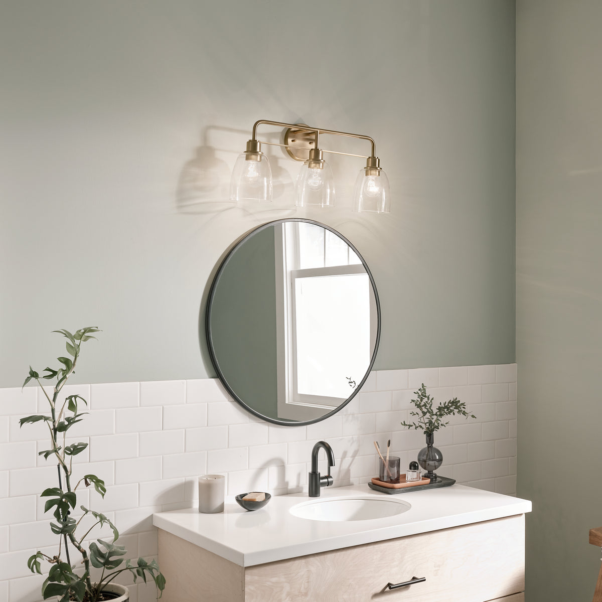 Applique de salle de bain 3 lumières | Meller