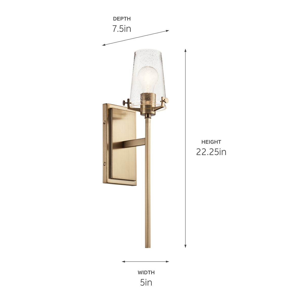 Applique murale 1 lumière | Alton