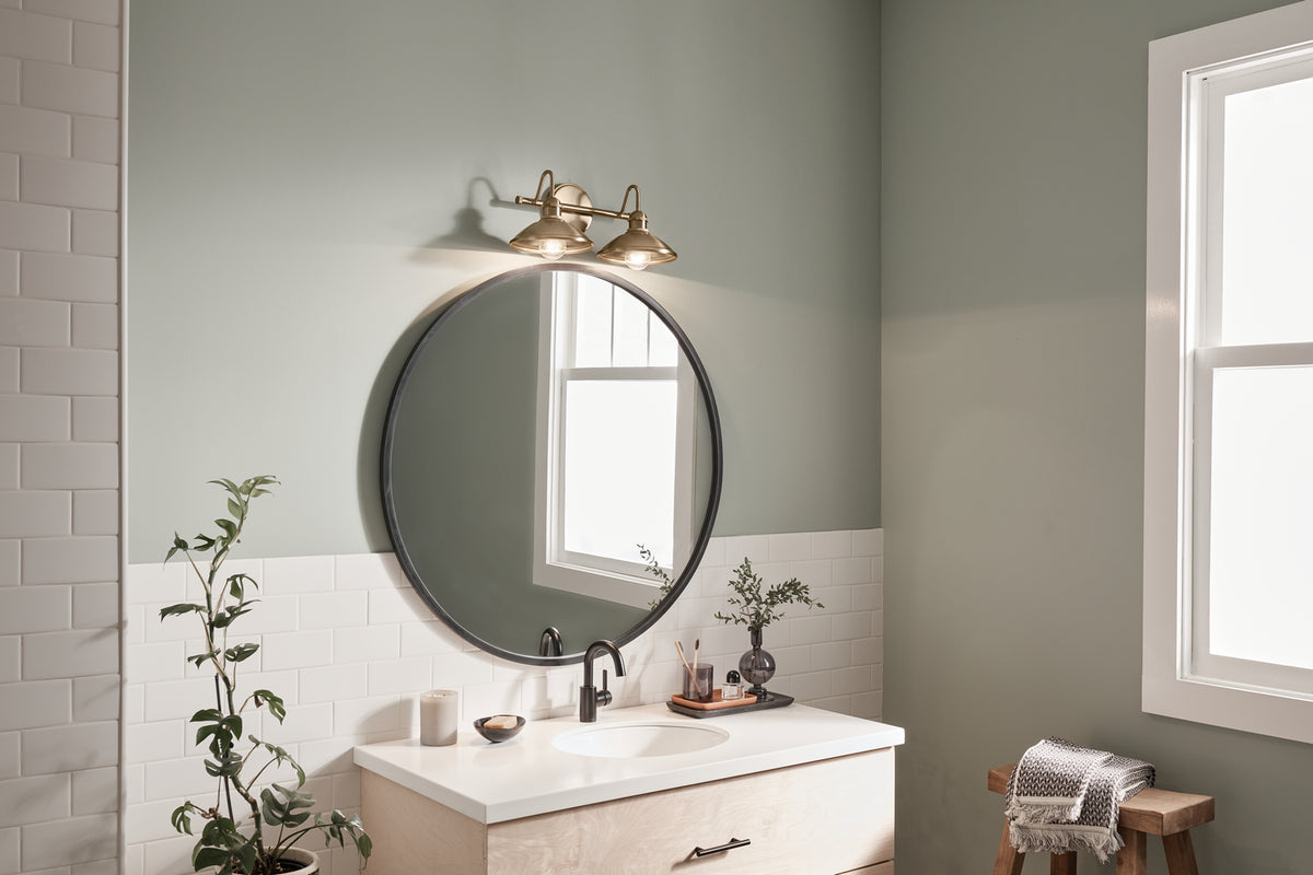 Applique de salle de bain 2 lumières | Clyde