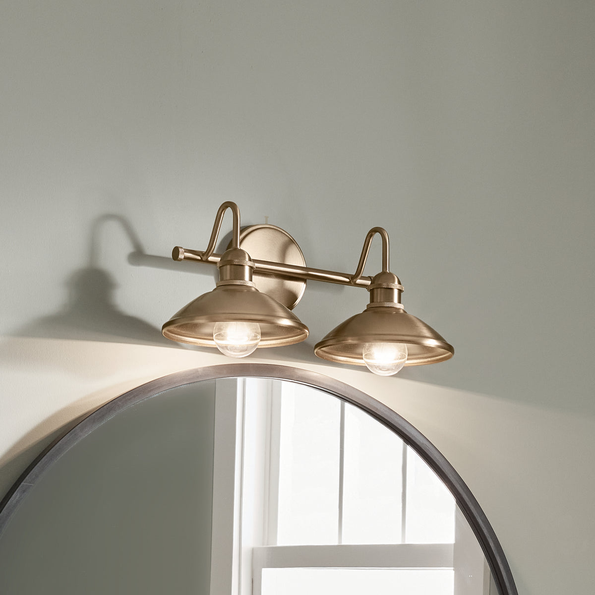 Applique de salle de bain 2 lumières | Clyde