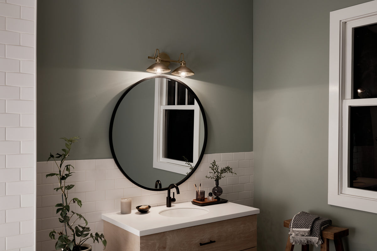 Applique de salle de bain 2 lumières | Clyde