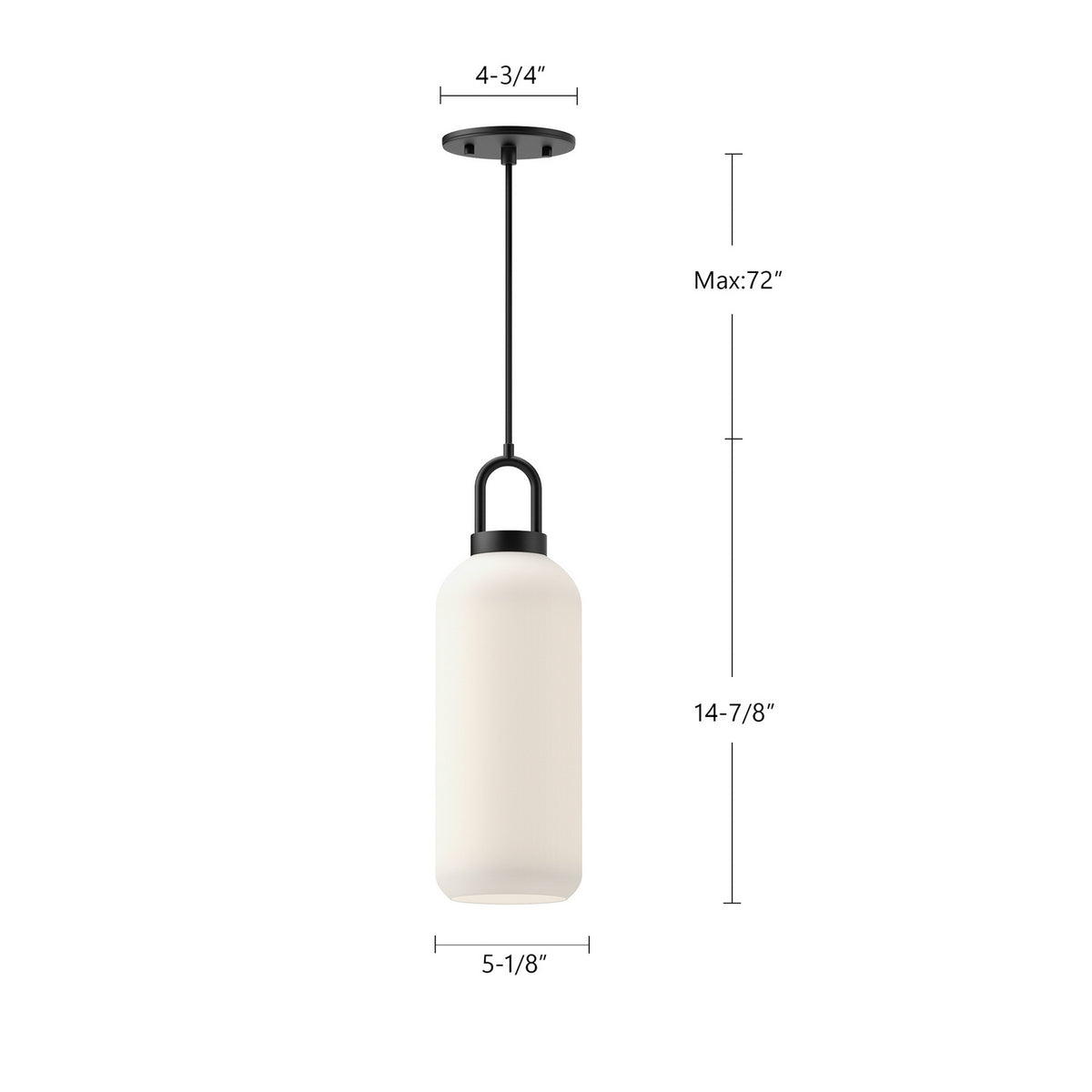 Suspension 1 lumière | Soji