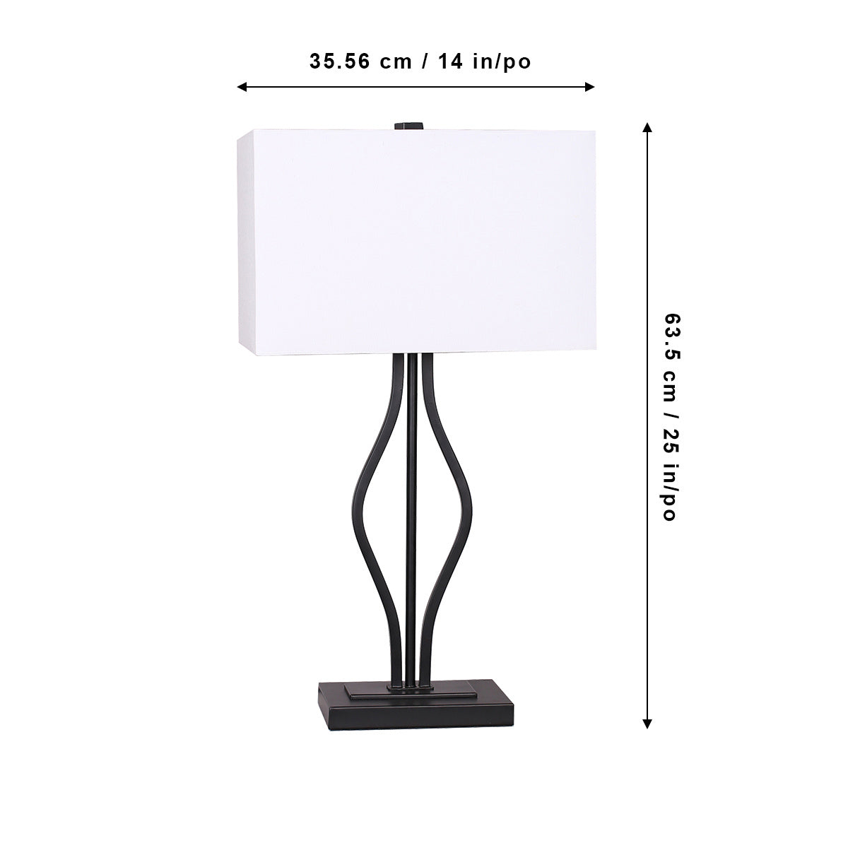 Lampe de table 2 lumières | LL1980