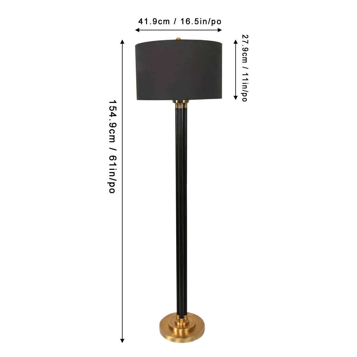 Lampadaire 1 lumière | LL2034
