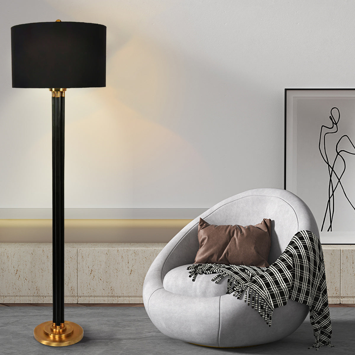 Lampadaire 1 lumière | LL2034