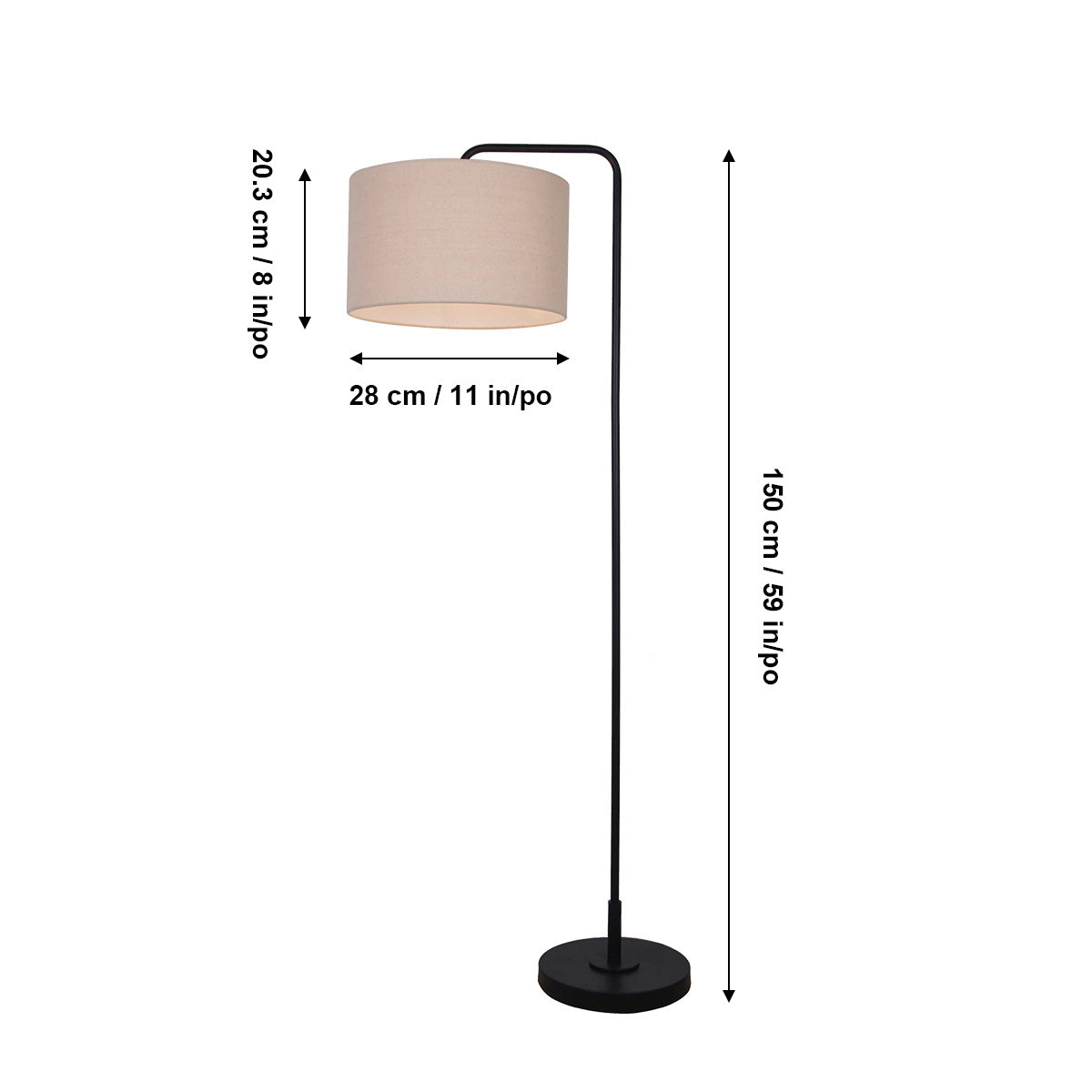 Lampadaire 1 lumière | LL2038