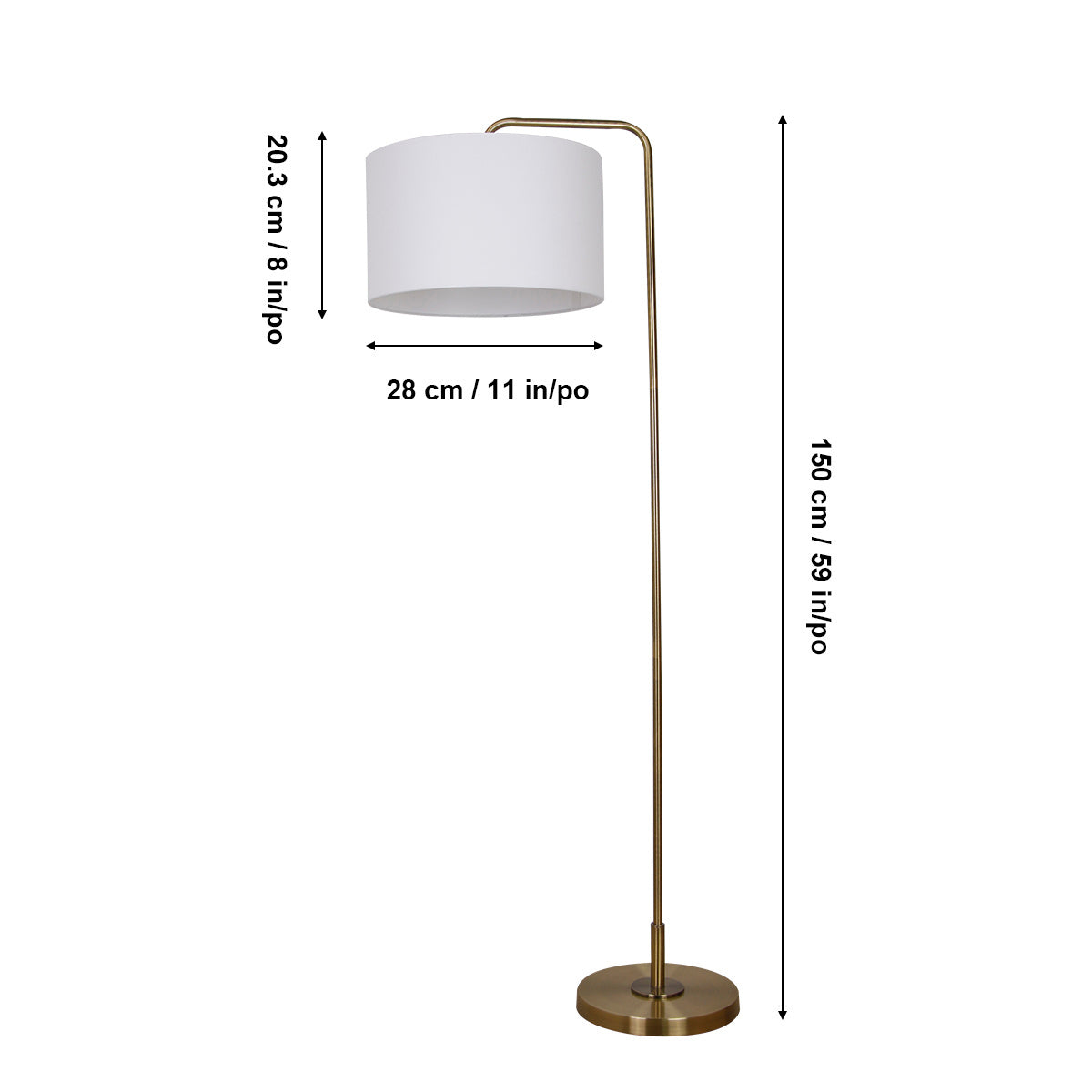 Lampadaire 1 lumière | LL2038