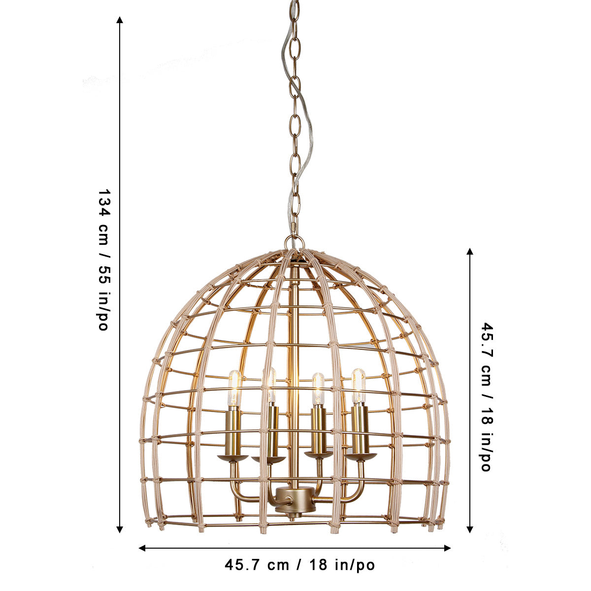 Suspension 3 lumières | LL2040