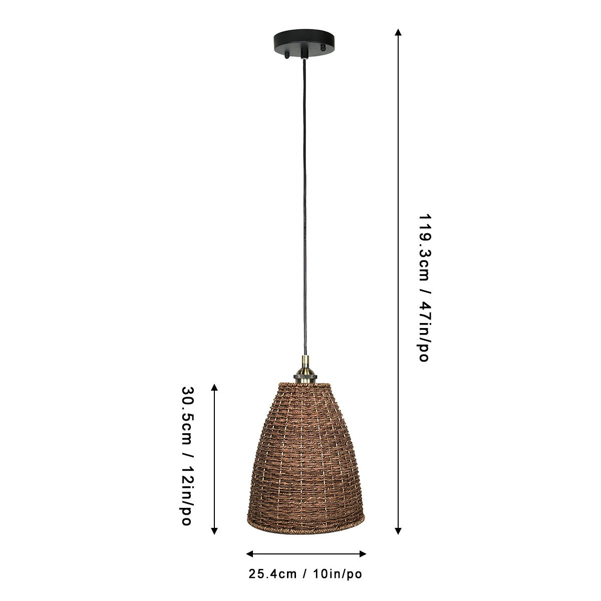 Suspension 1 lumière | LL2043