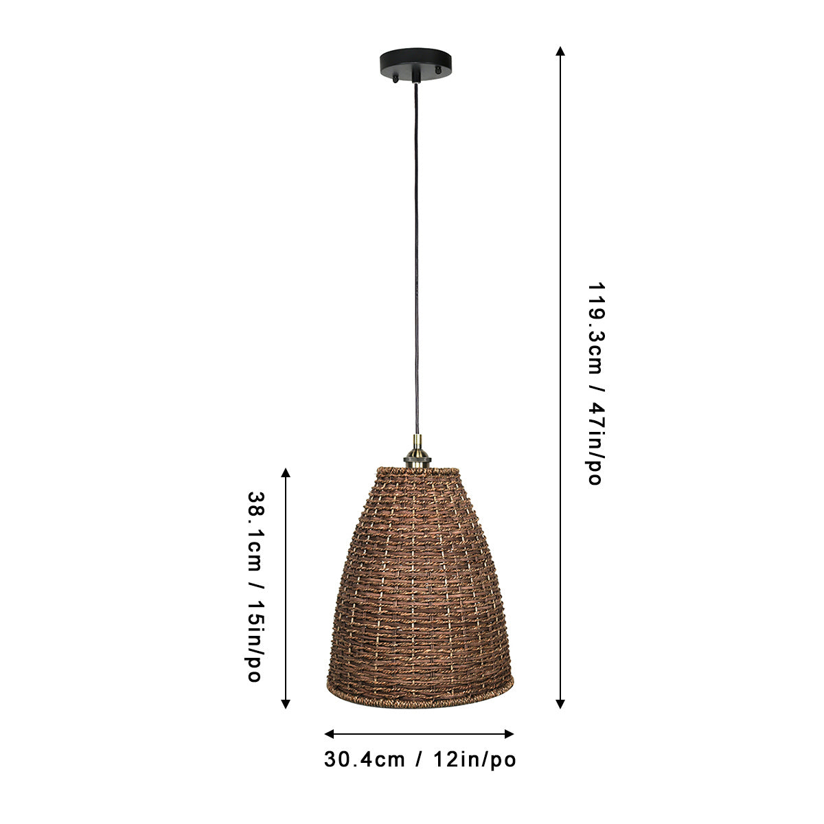 Suspension 1 lumière | LL2044