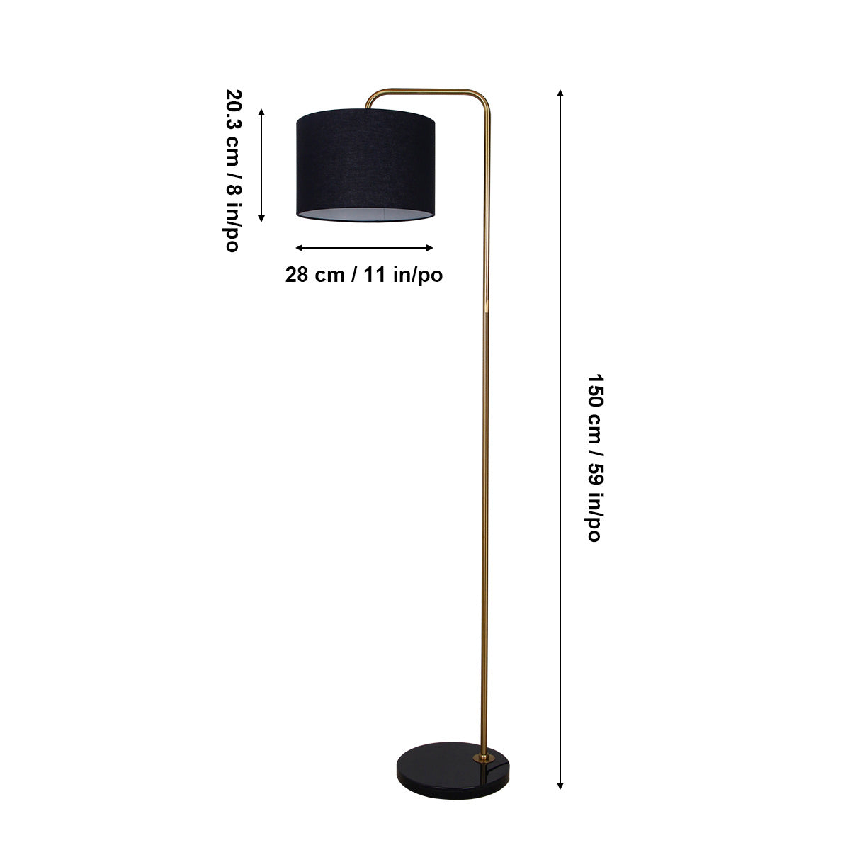 Lampadaire 1 lumière | LL2051