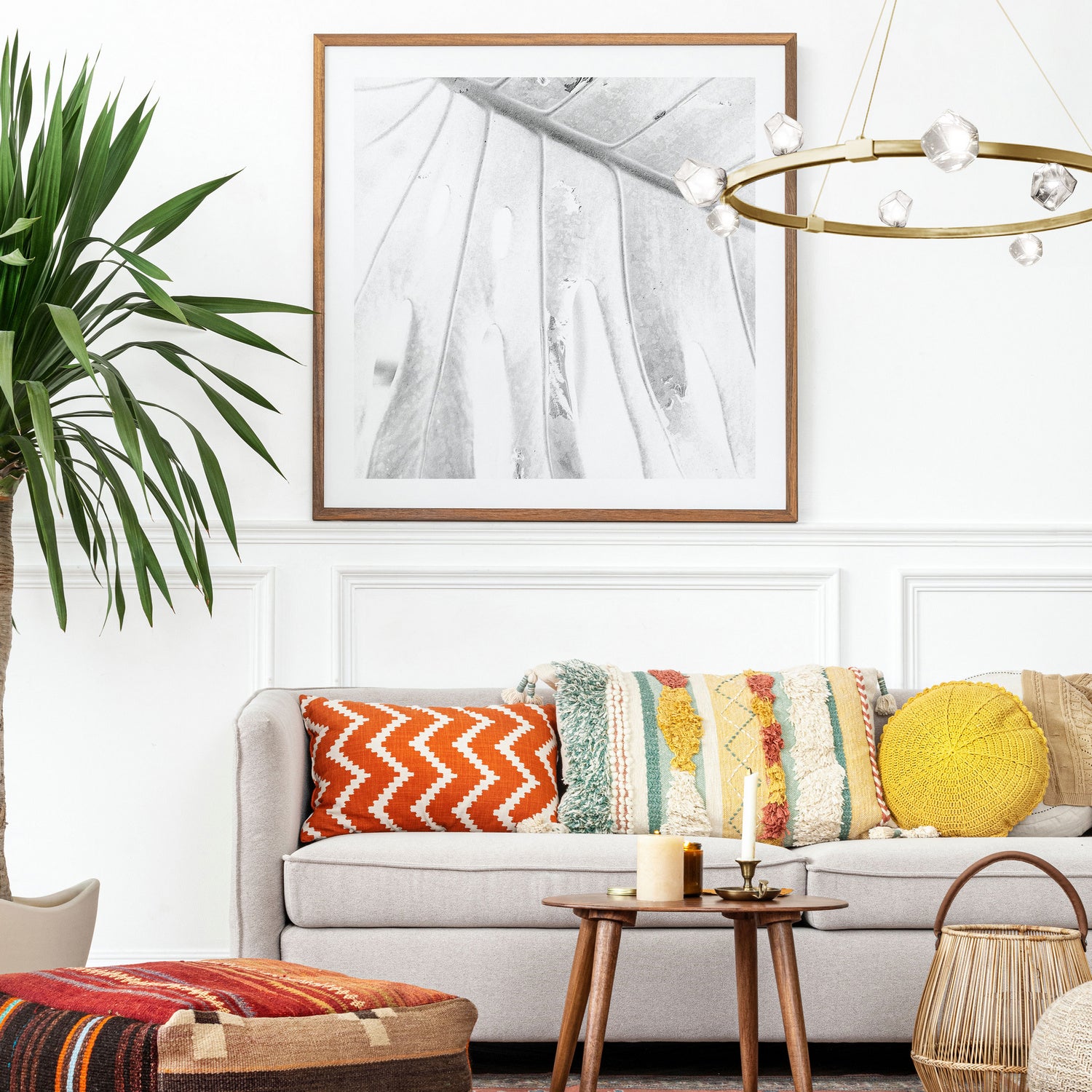 Lustre 12 lumières | Pearlene