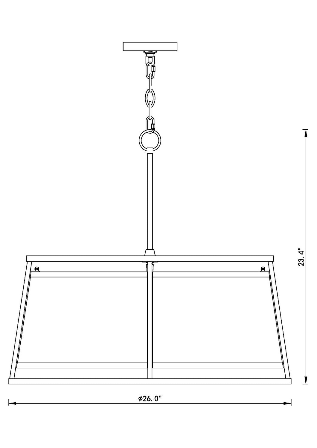 Lustre 6 lumières | Lenyx Pendant