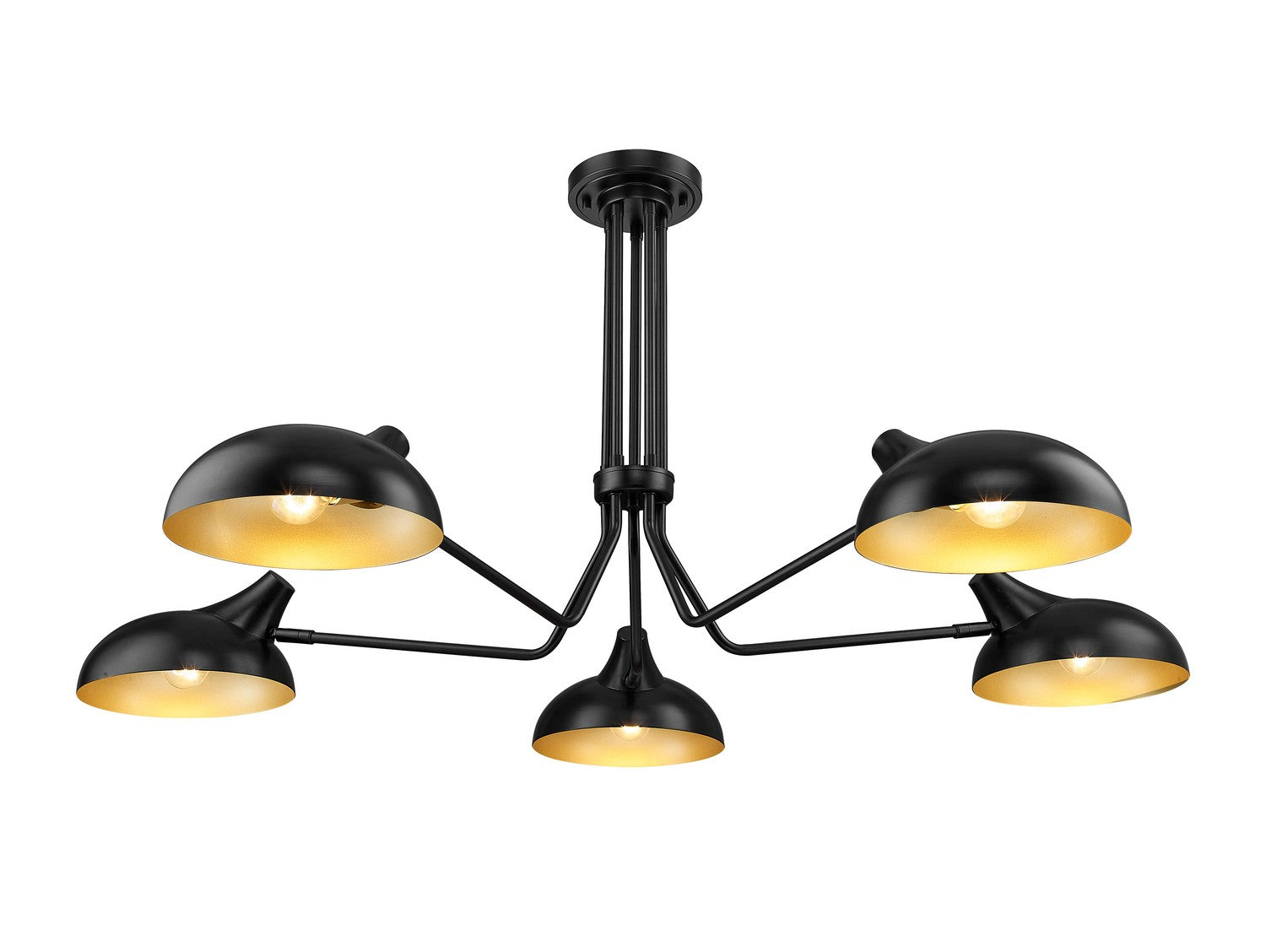 Semi-plafonnier 5 lumières | Bellamy