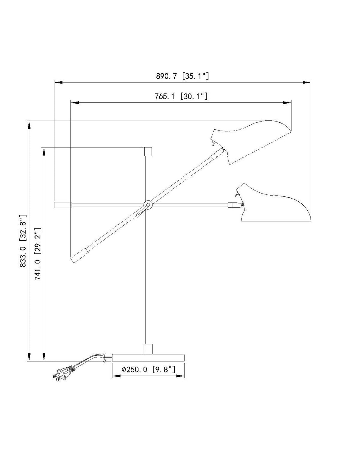 Lampe de table 1 lumière | Bellamy