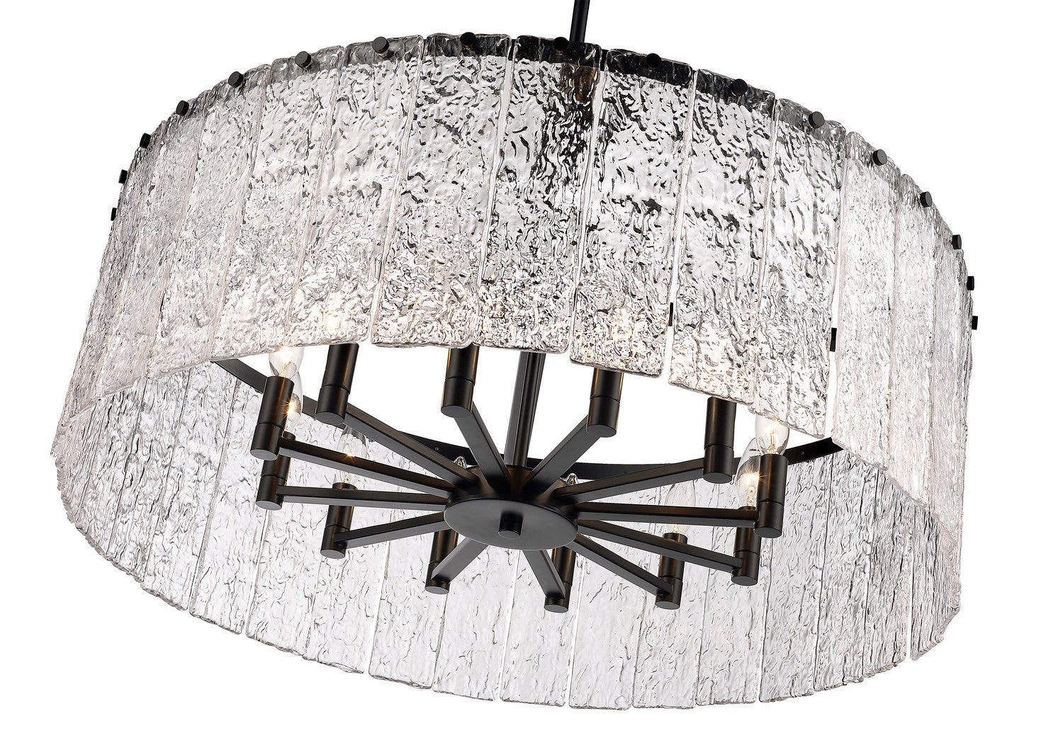 Lustre 12 lumières | Glacier