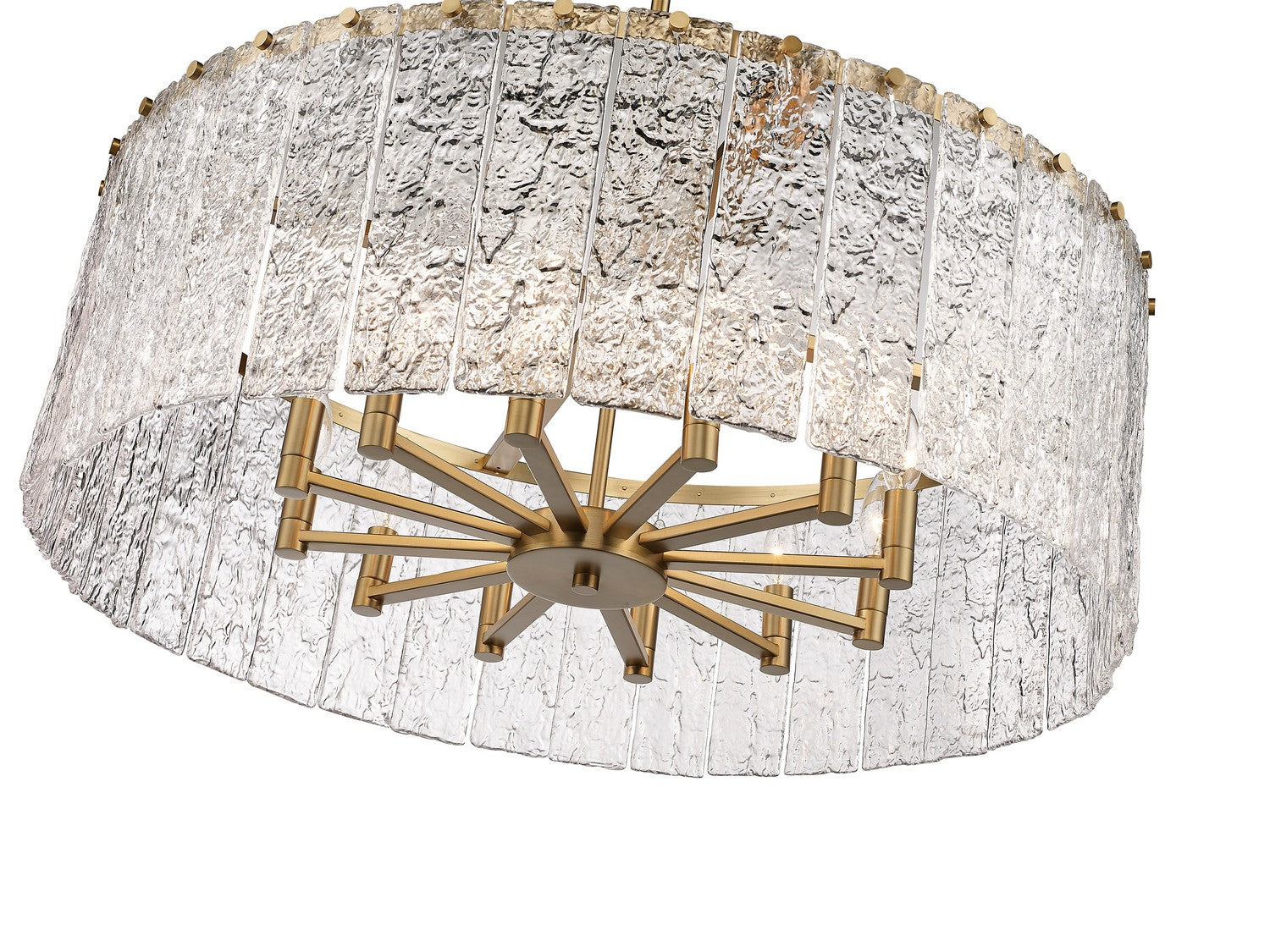 Lustre 12 lumières | Glacier