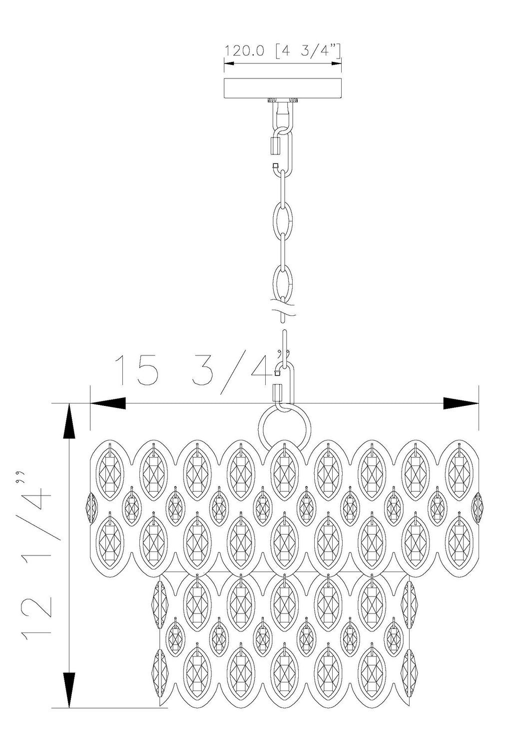 Suspension 5 lumières | Dealey