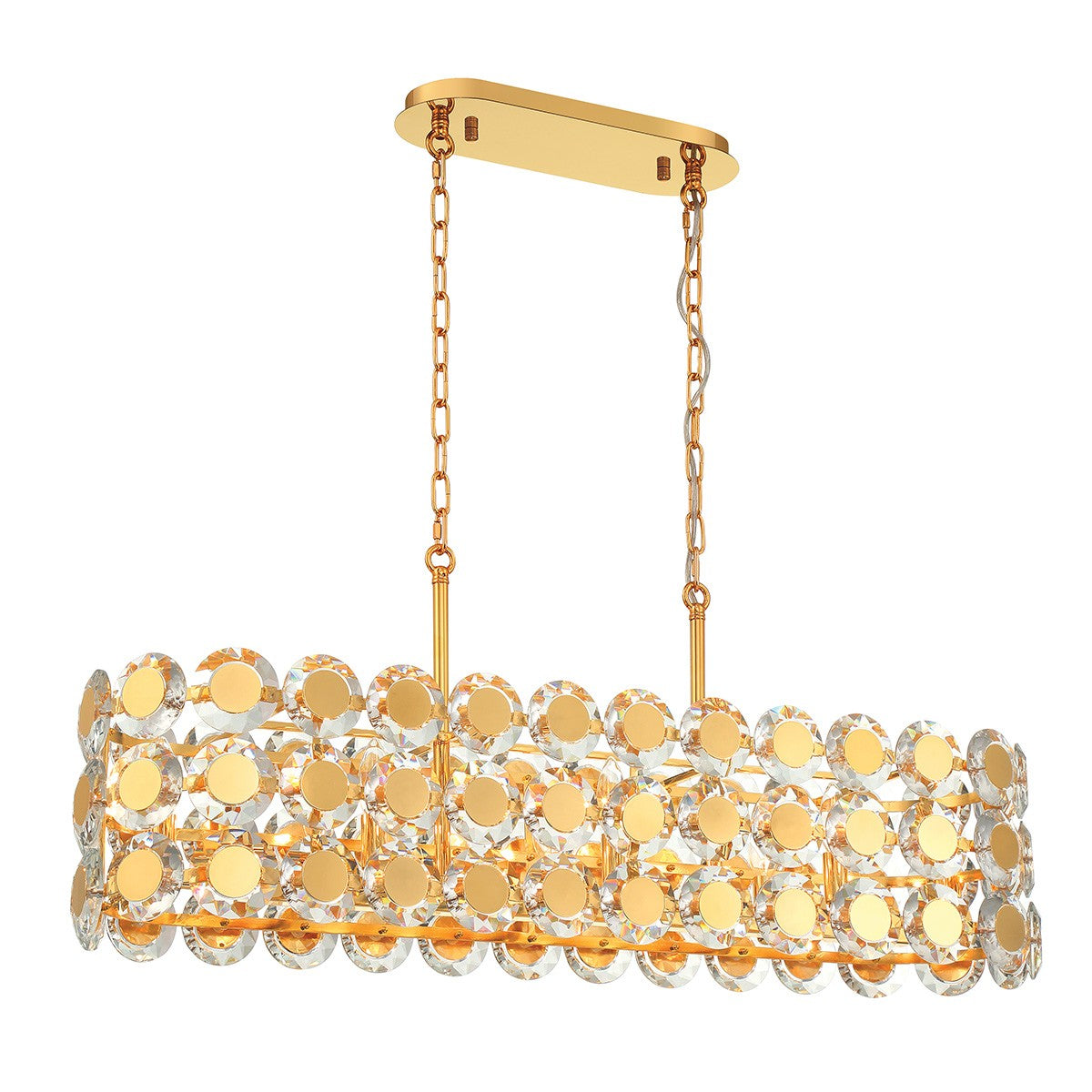 Lustre linéaire 8 lumières | Perrene