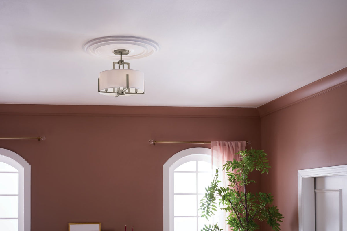 Suspension ou semi-plafonnier 4 lumières | Malen