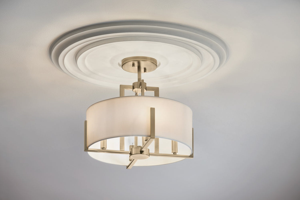 Suspension ou semi-plafonnier 4 lumières | Malen