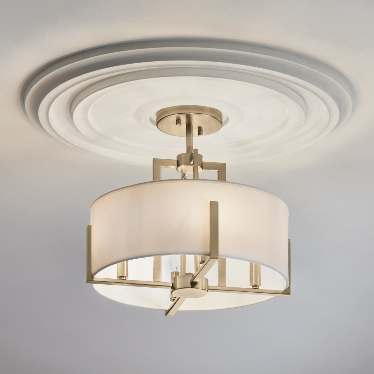 Suspension ou semi-plafonnier 4 lumières | Malen