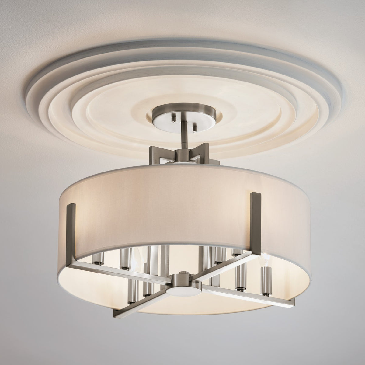 Suspension ou semi-plafonnier 8 lumières | Malen