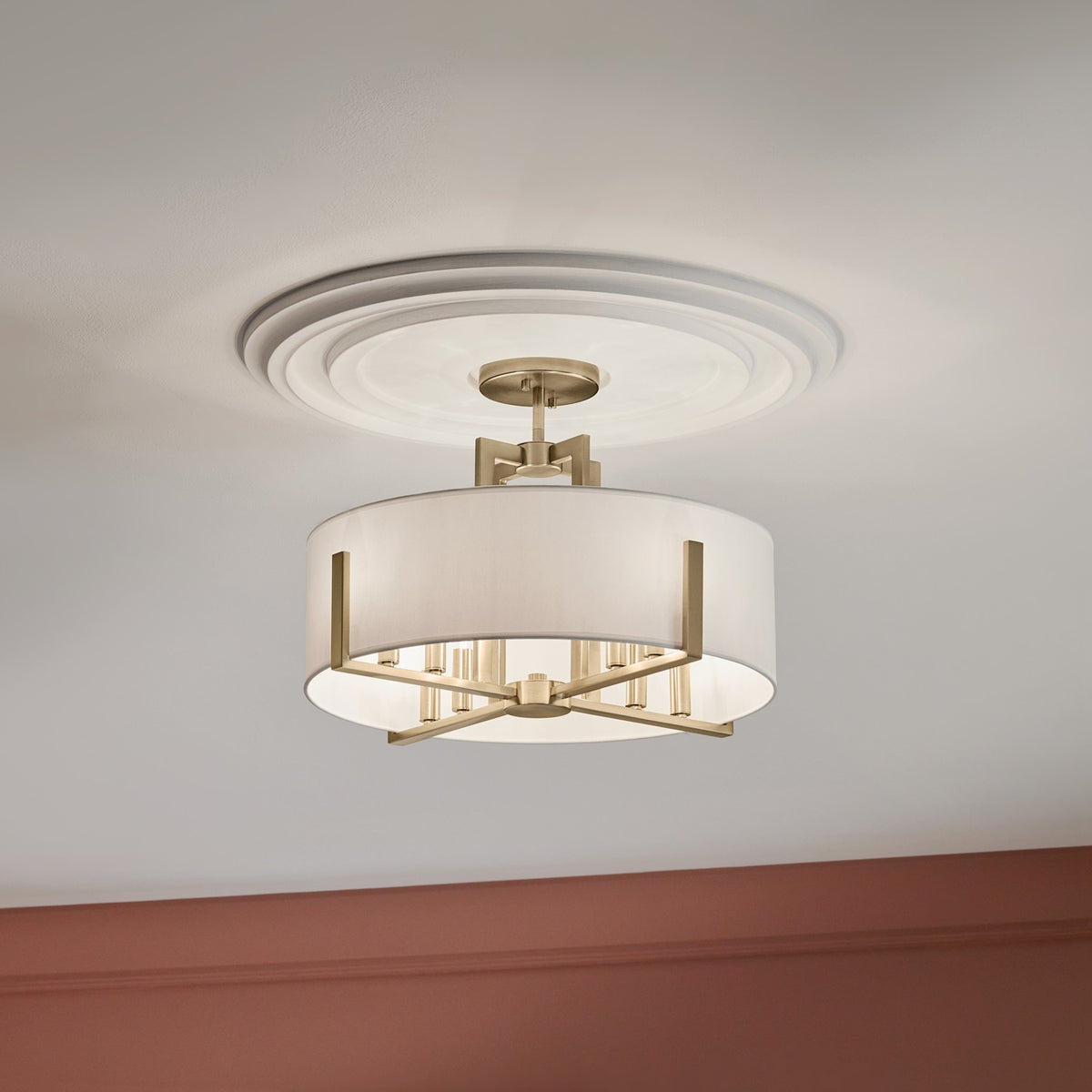 Suspension ou semi-plafonnier 8 lumières | Malen