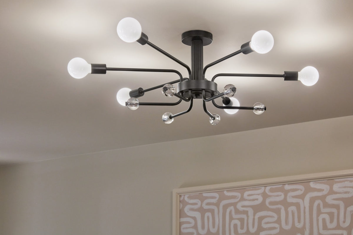 Semi-plafonnier 6 lumières | Ocala