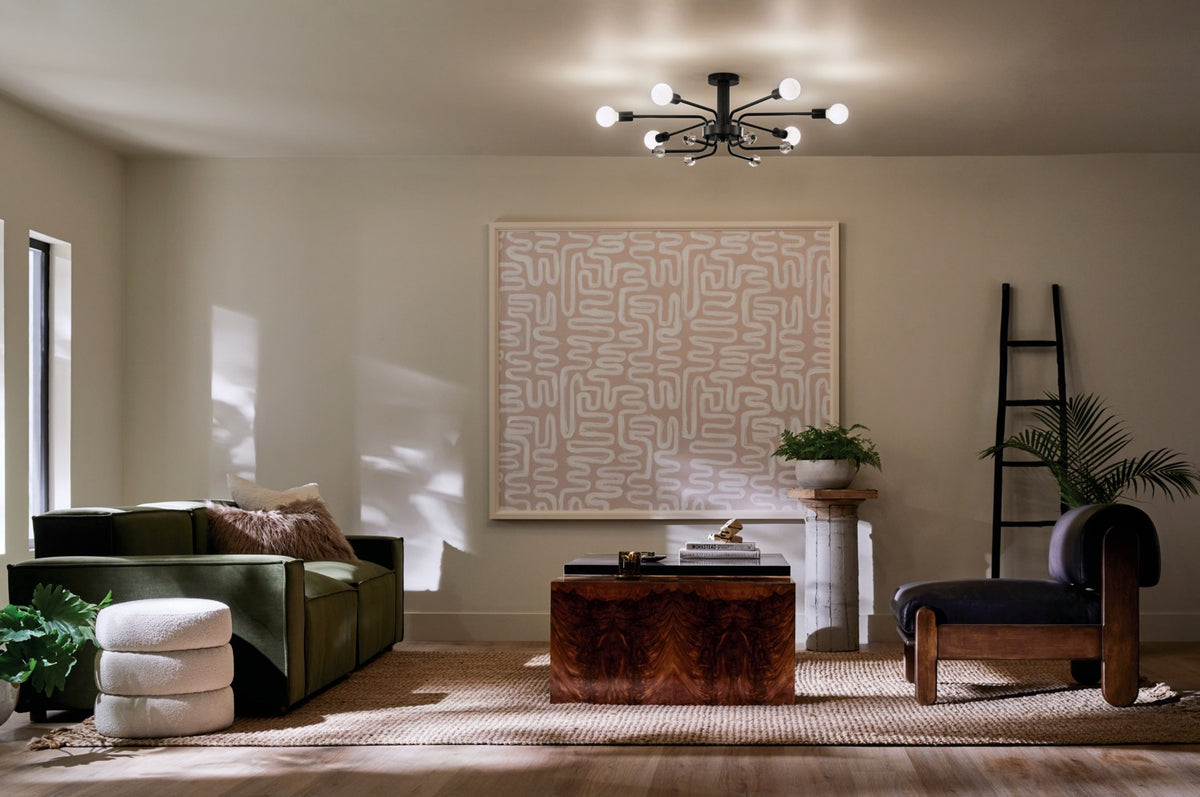 Semi-plafonnier 6 lumières | Ocala