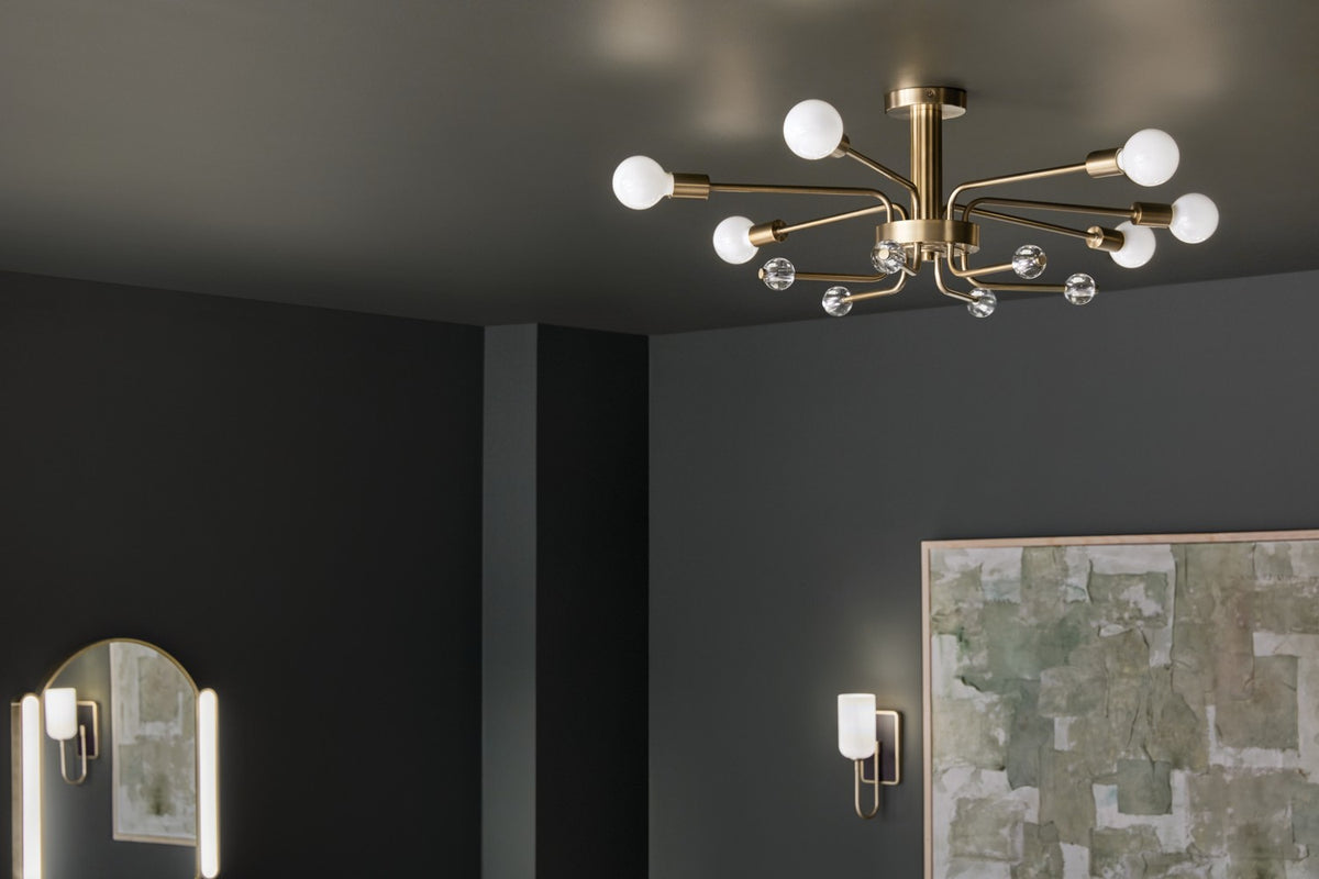 Semi-plafonnier 6 lumières | Ocala