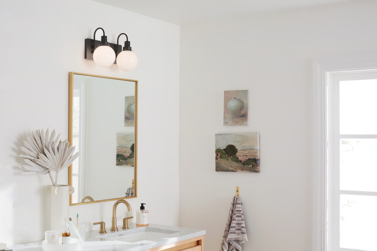 Applique de salle de bain 2 lumières | Hex