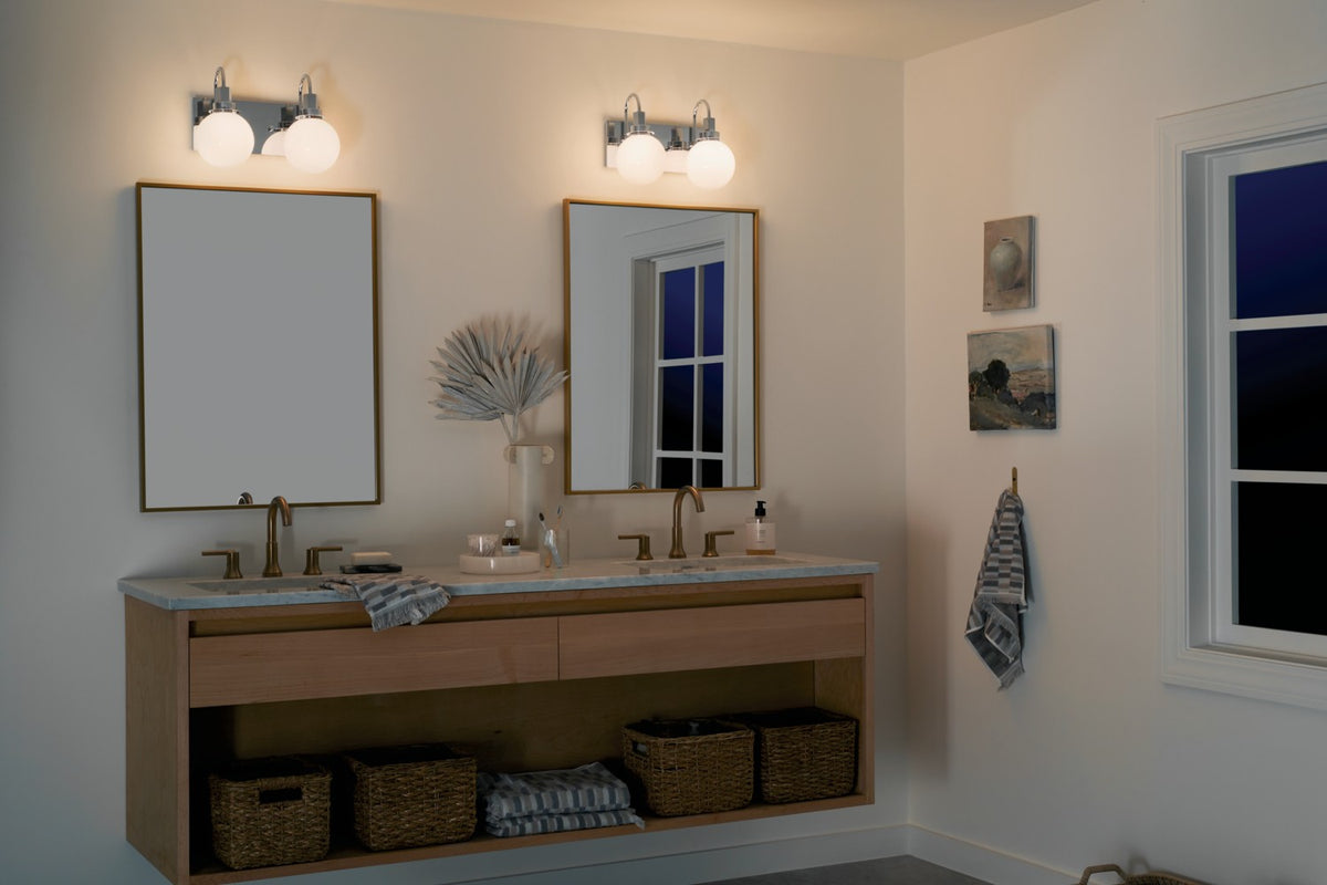 Applique de salle de bain 2 lumières | Hex