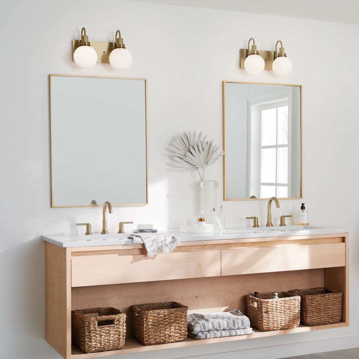 Applique de salle de bain 2 lumières | Hex