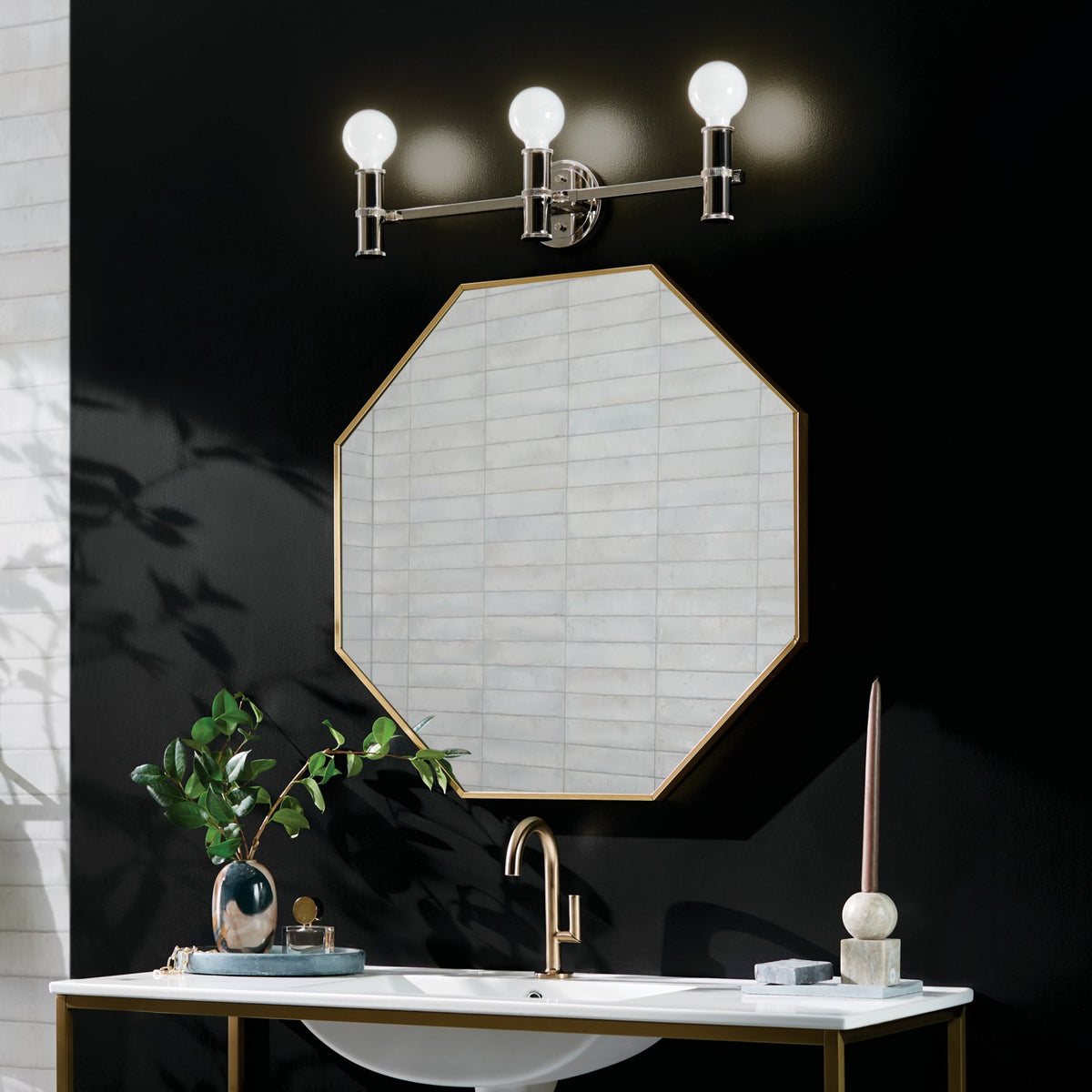 Applique de salle de bain 3 lumières | Torche