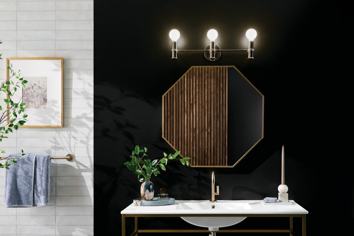 Applique de salle de bain 3 lumières | Torche