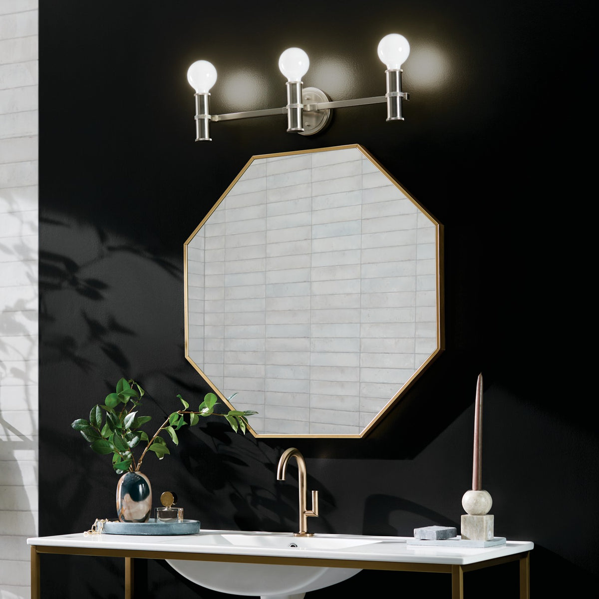 Applique de salle de bain 3 lumières | Torche