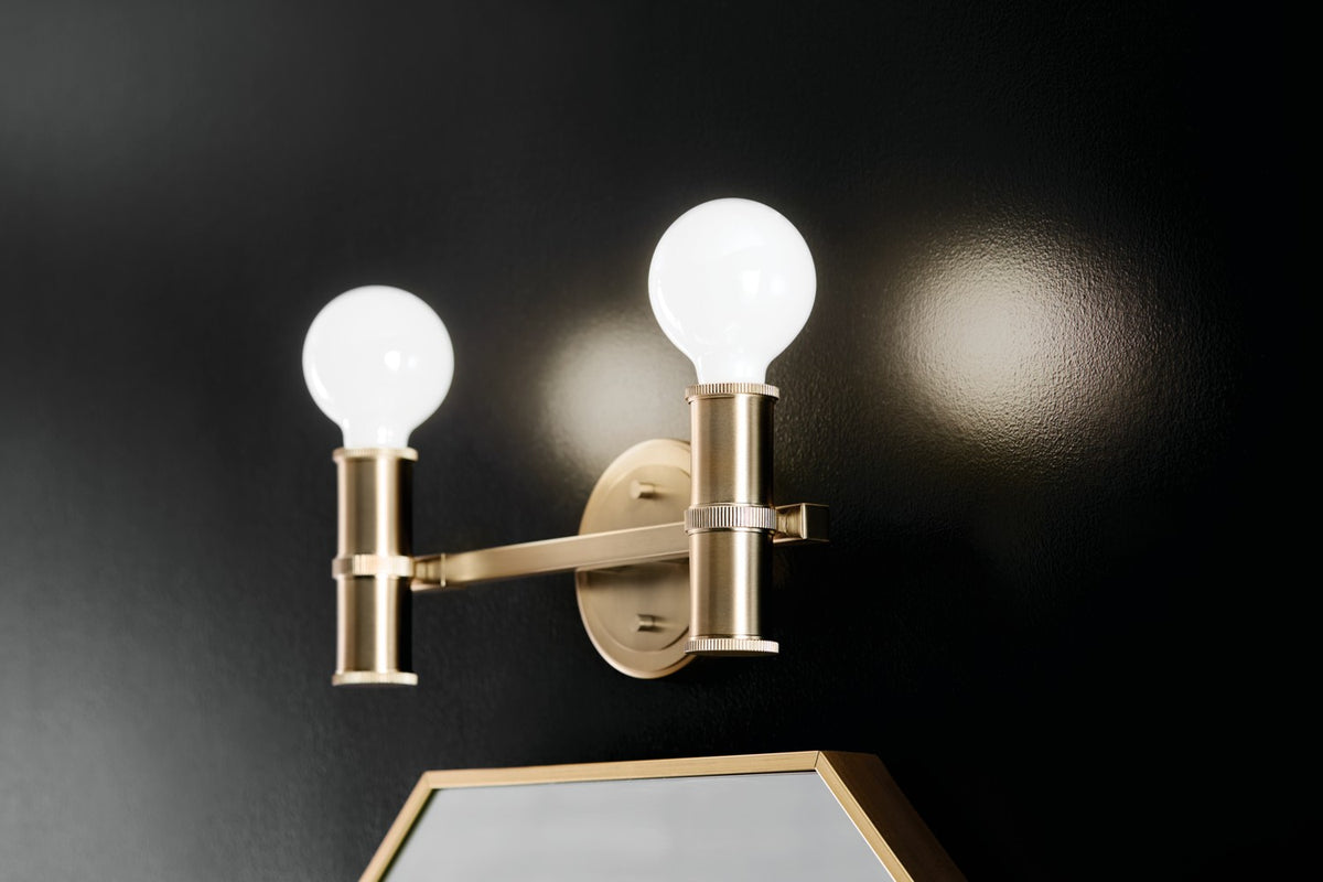 Applique de salle de bain 2 lumières | Torche