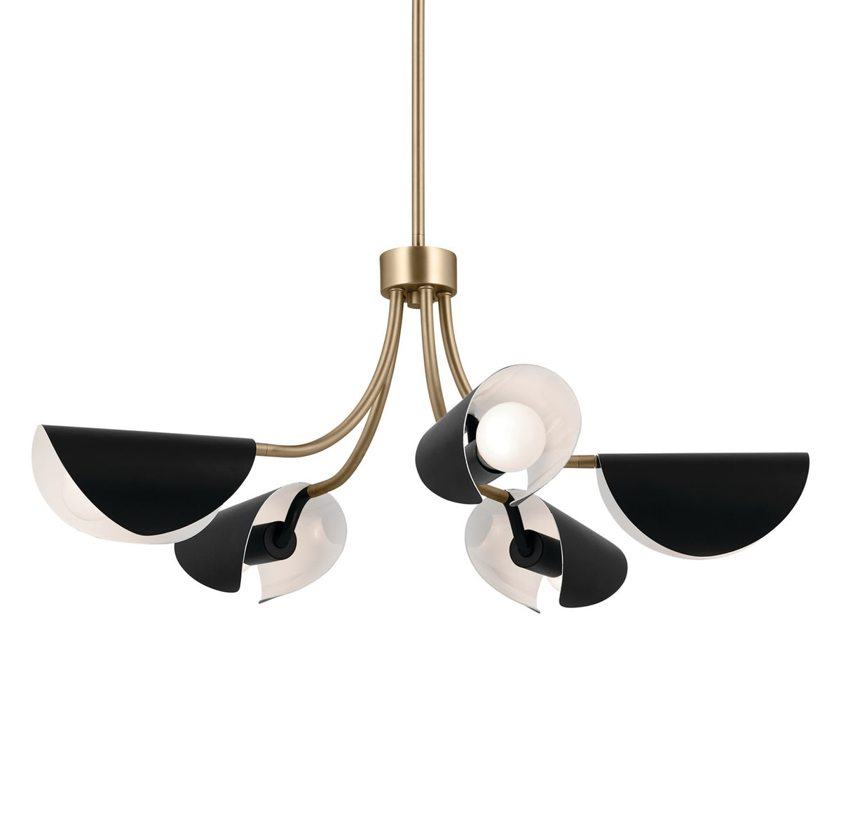 Lustre ou semi-plafonnier 5 lumières | Arcus