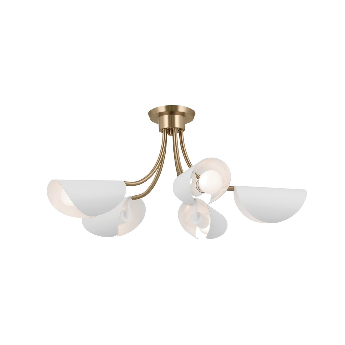 Lustre ou semi-plafonnier 5 lumières | Arcus