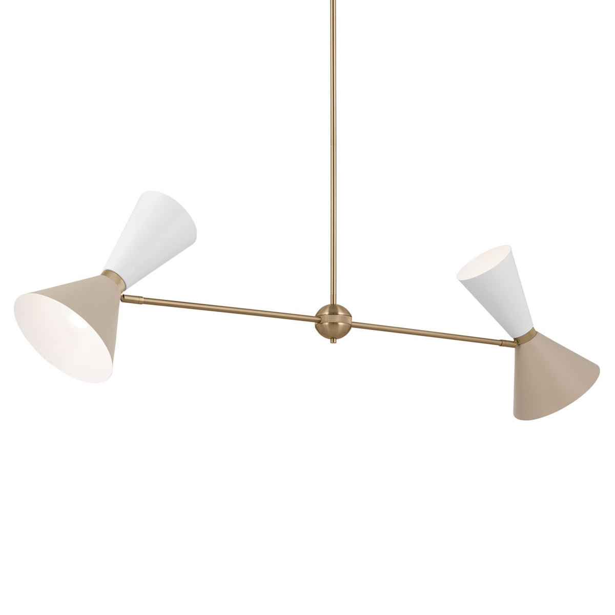 Lustre linéaire 4 lumières | Phix
