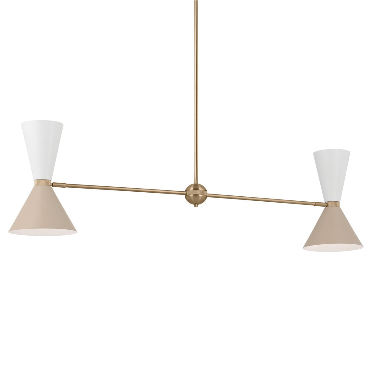 Lustre linéaire 4 lumières | Phix