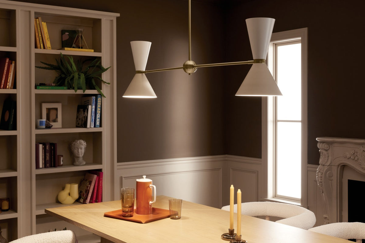 Lustre linéaire 4 lumières | Phix