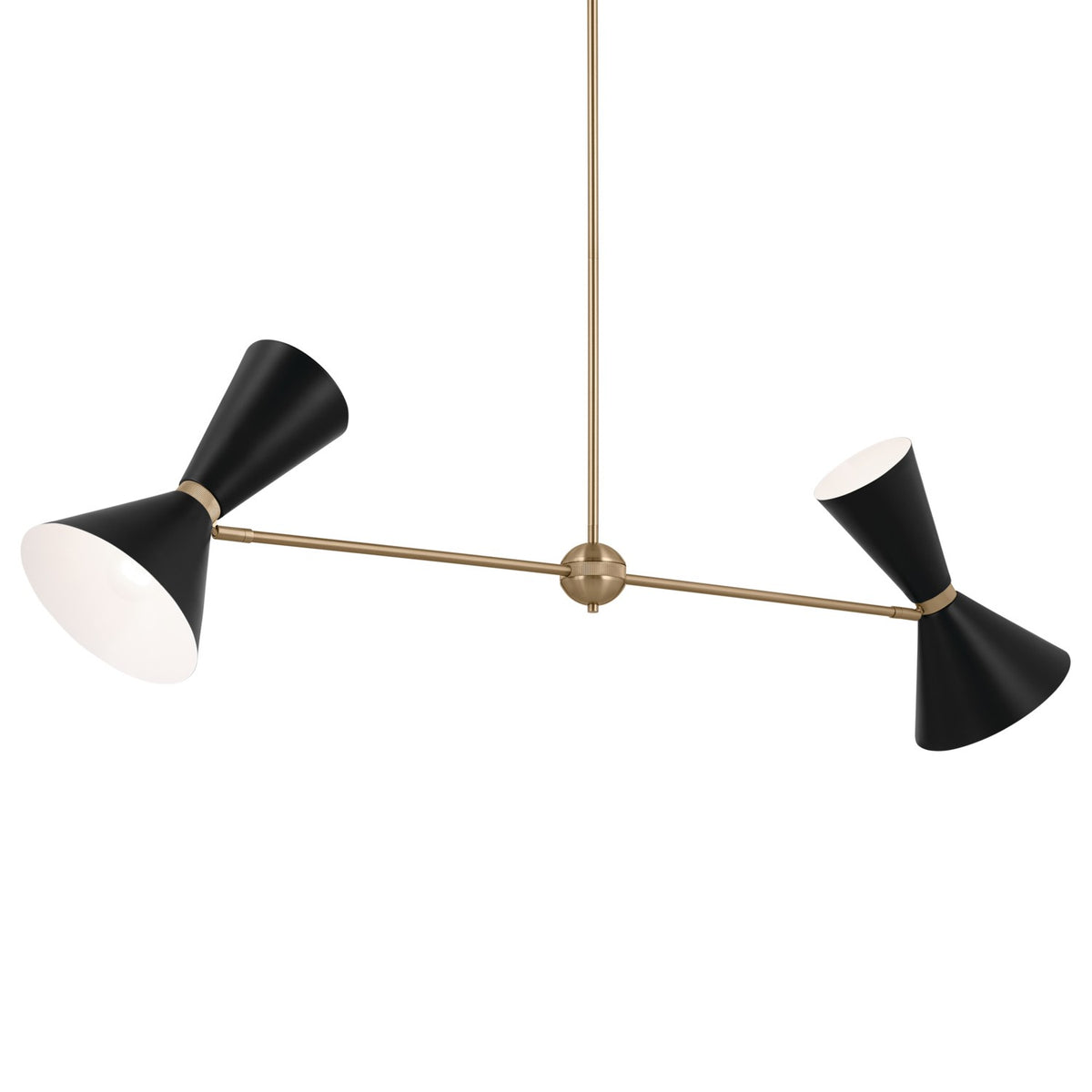 Lustre linéaire 4 lumières | Phix