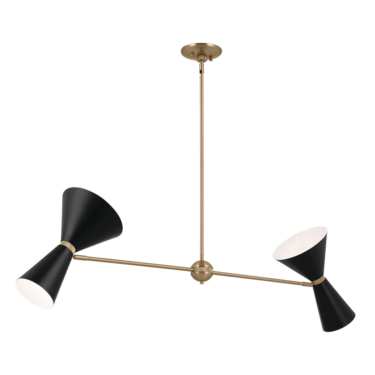Lustre linéaire 4 lumières | Phix