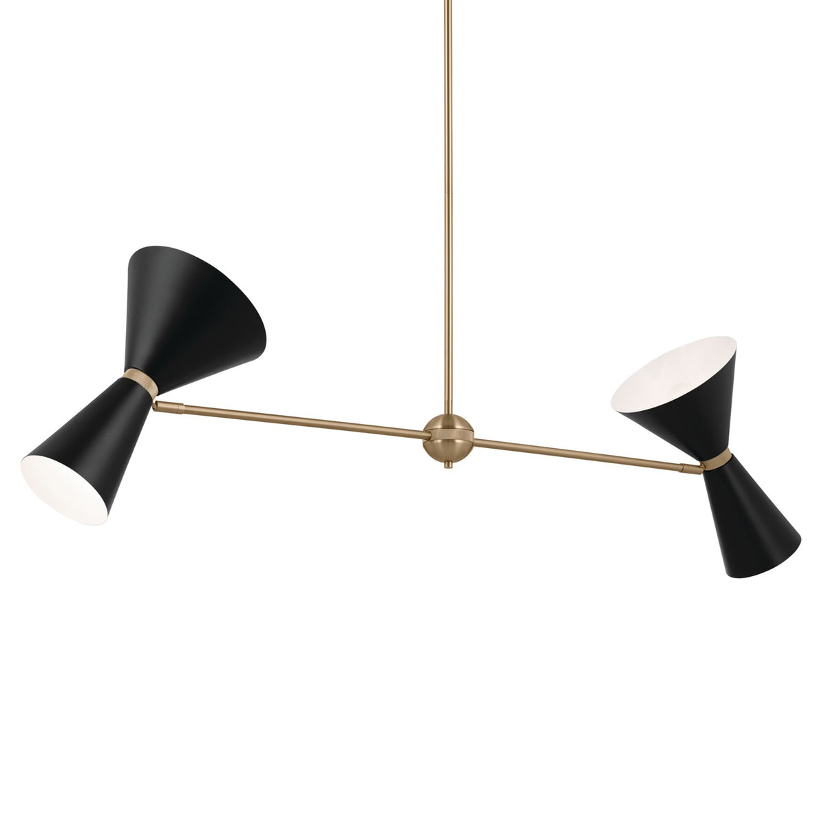 Lustre linéaire 4 lumières | Phix