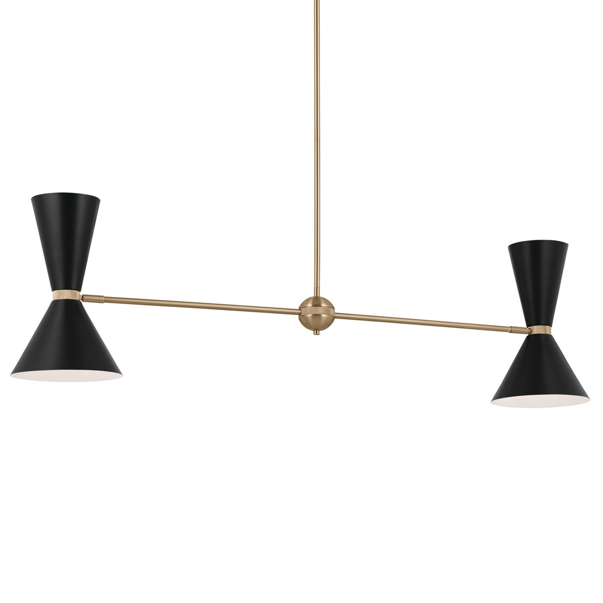 Lustre linéaire 4 lumières | Phix
