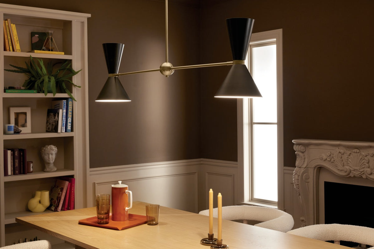 Lustre linéaire 4 lumières | Phix