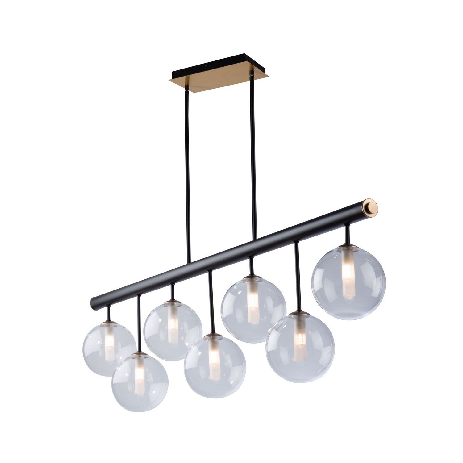 Suspension d'îlot 7 lumières | Aurelia