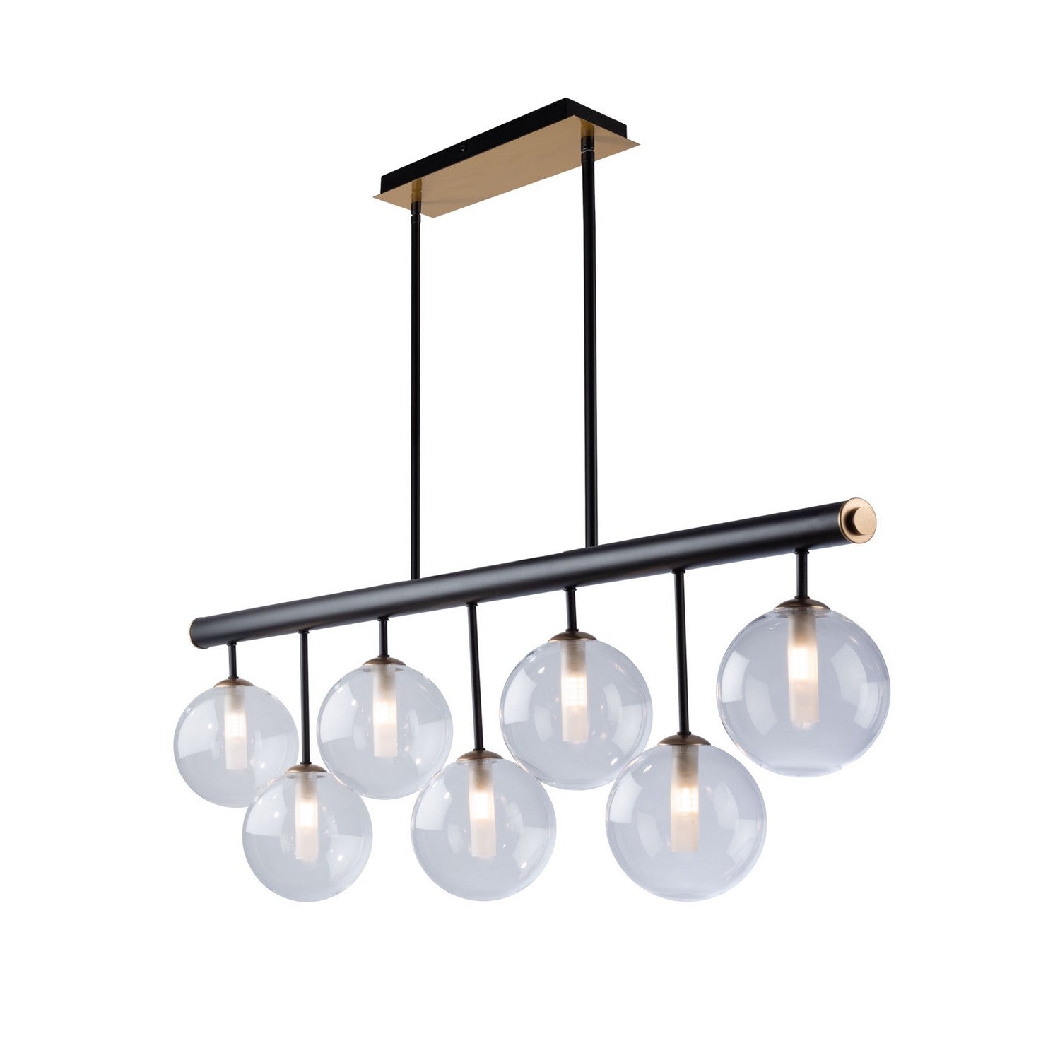 Suspension d'îlot 7 lumières | Aurelia